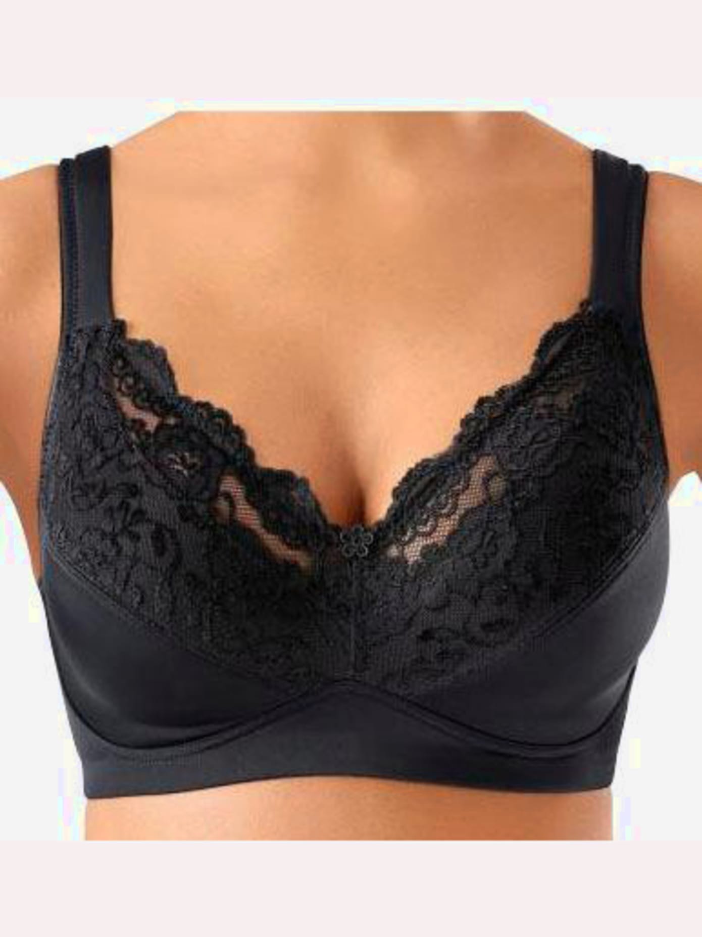 Soutien-gorge doux soutien-gorge sans armatures. broderie intemporelle