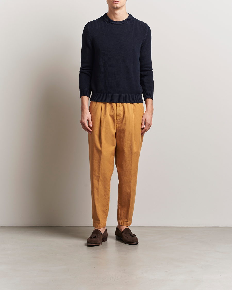 Briglia 1949 Cotton/Linen Drawstring Pants Rust