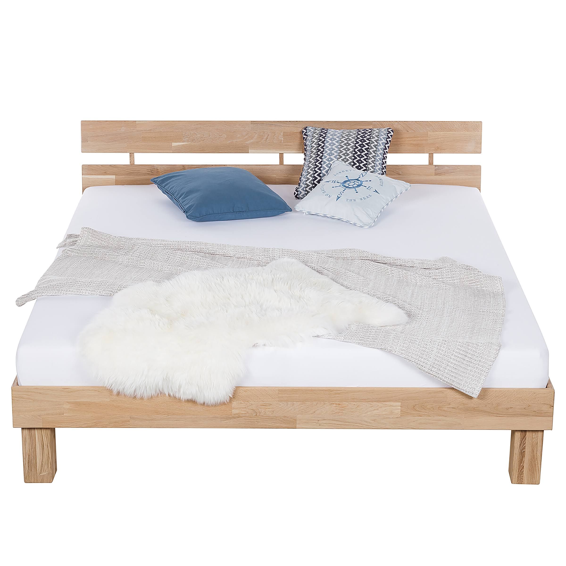 Ars Natura Massivholzbett AresWOOD 200cm Massivholz