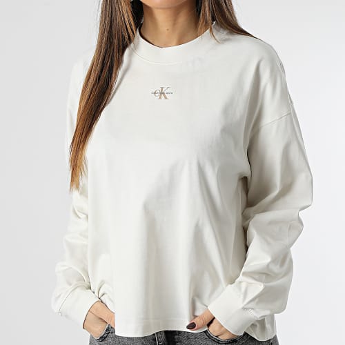 Tee Shirt Manches Longues Femme 0289 Beige