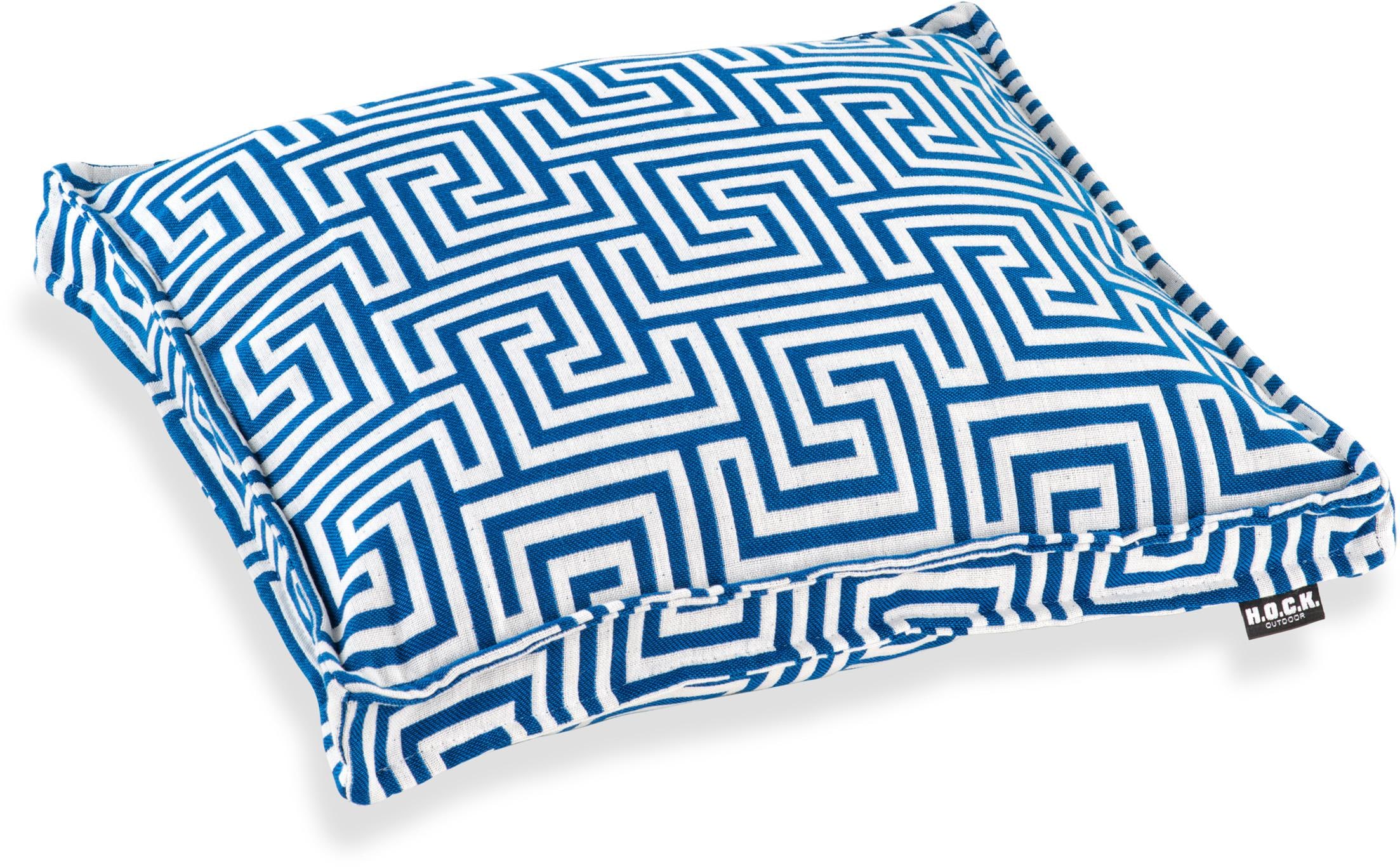 H.O.C.K. Sitzkissen »Gauzy blue No 16« mit tollem Muster