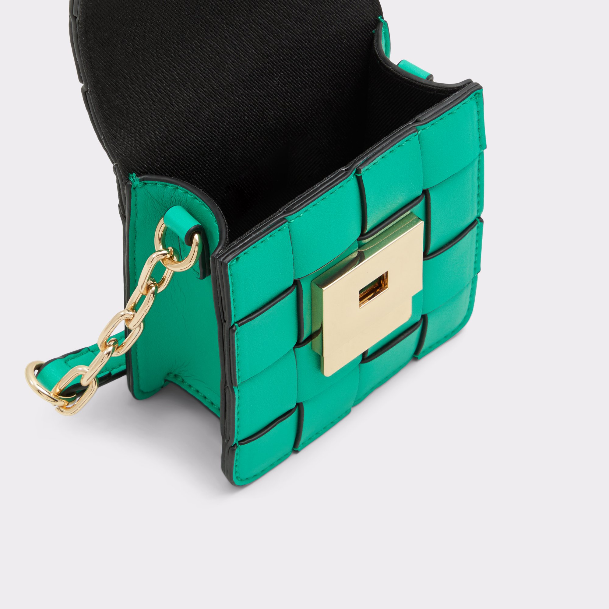Wovenax Dark Green Women Top Handle Bags