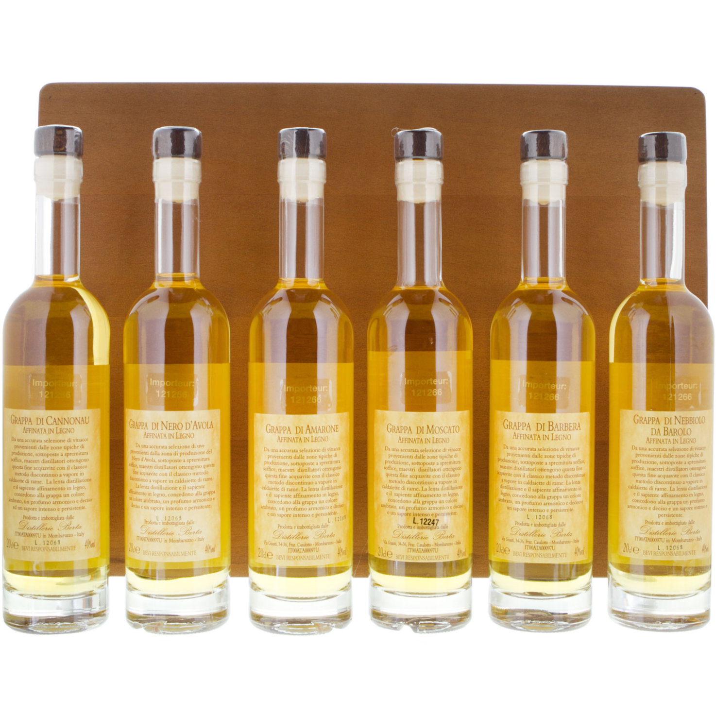 Grappa Berta 6x20cl -120cl