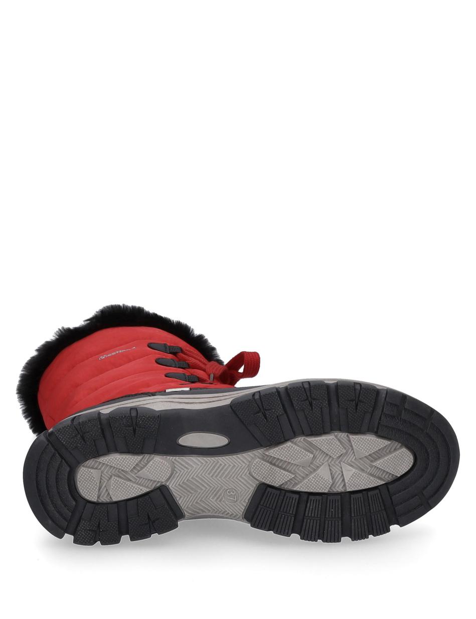 Stiefel Chambery 01, schwarz-rot