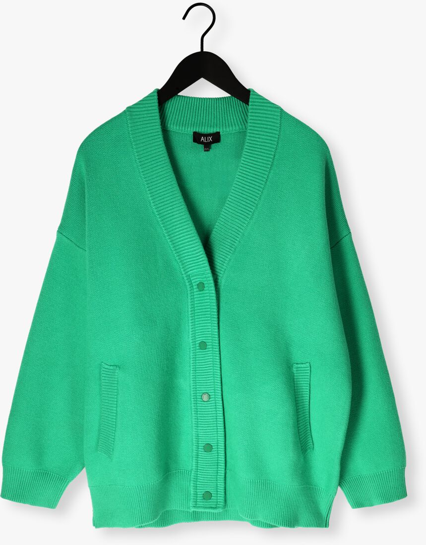 groene alix the label vest ladies knitted heavy cardigan