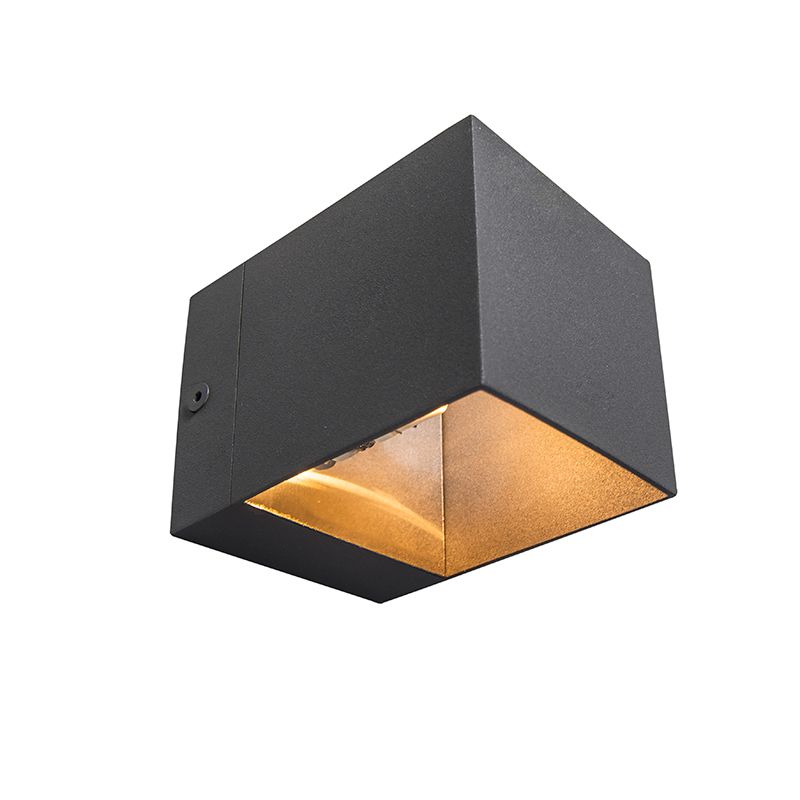 Moderne wandlamp donkergrijs - Transfer