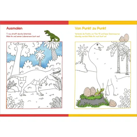 Tessloff Malen und Rätseln für Kindergartenkinder. Dinosaurier