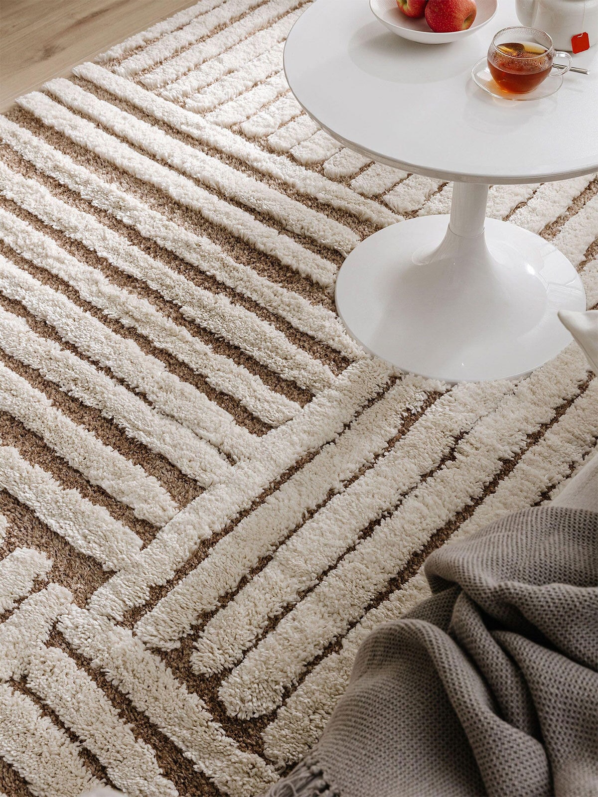 benuta POP Teppich TIBO 200 x 290 cm cream/beige