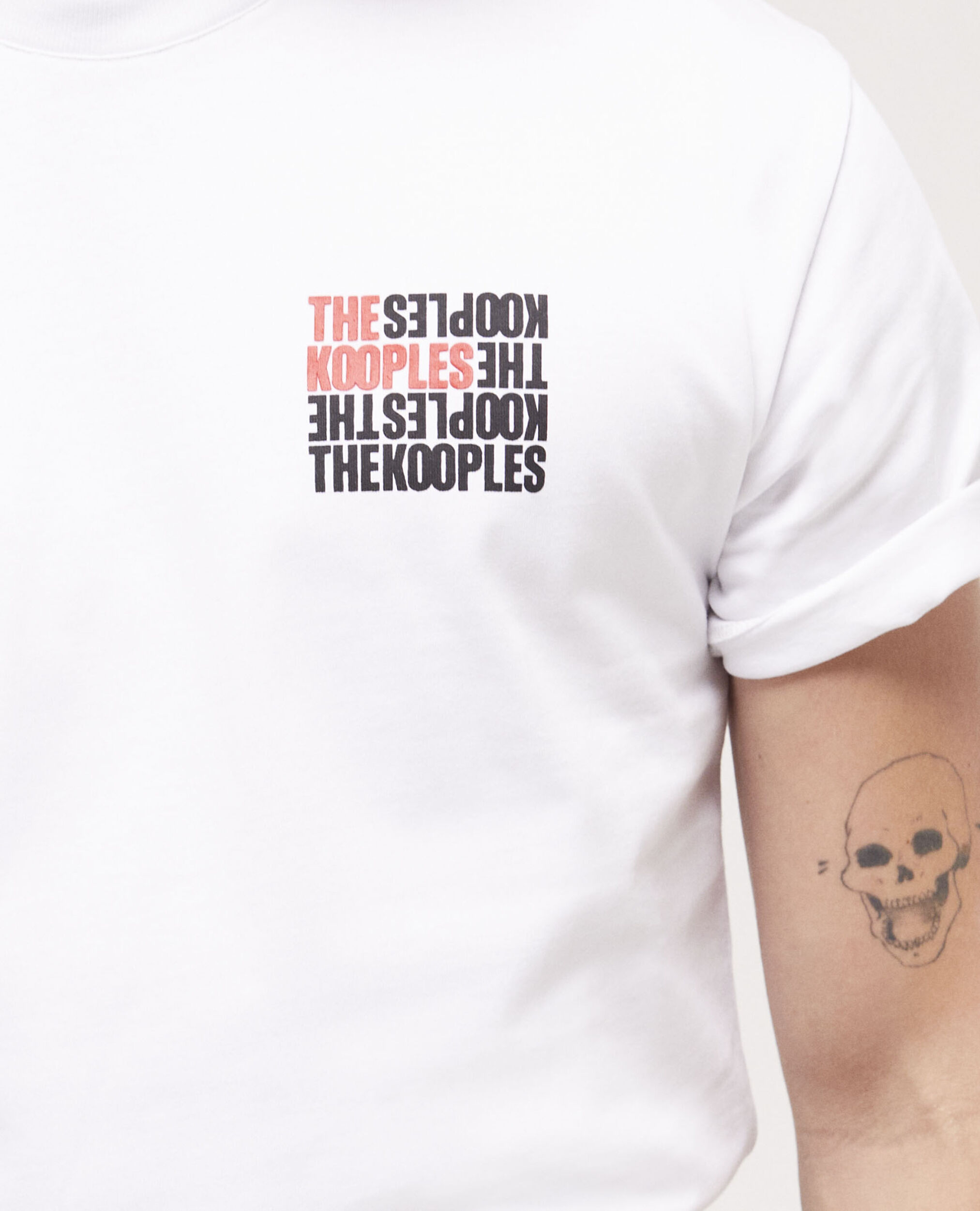 T-shirt logo The Kooples blanc