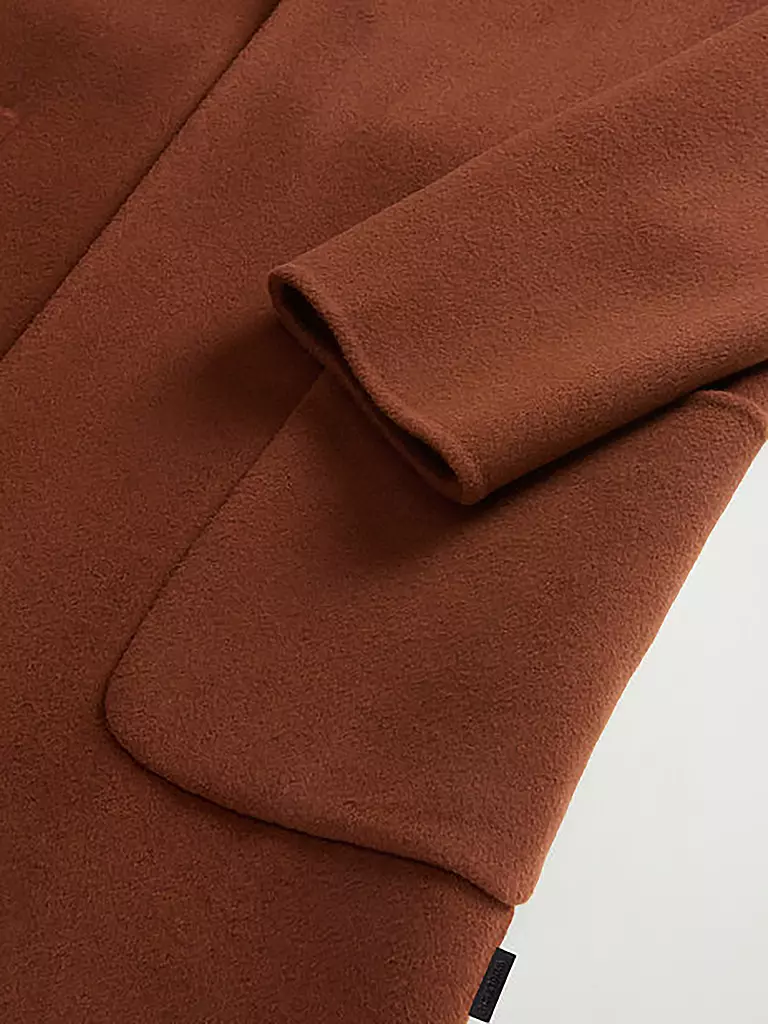 WOOLRICH Wollmantel braun