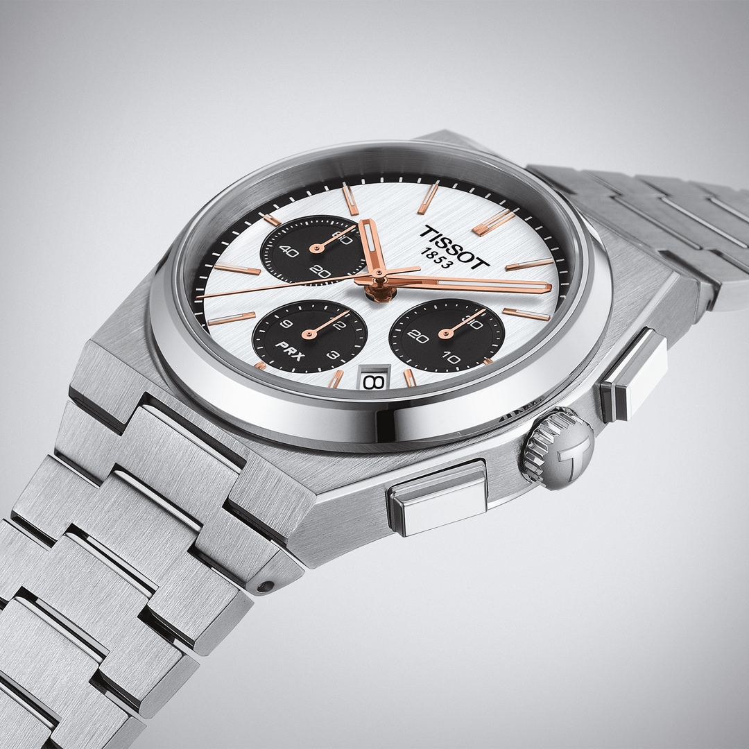 Tissot PRX Automatik Chronograph Weiss