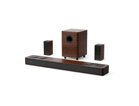 HIWILL - Barre de son -audio a534 5.3.4 dolby atmos brun foncé