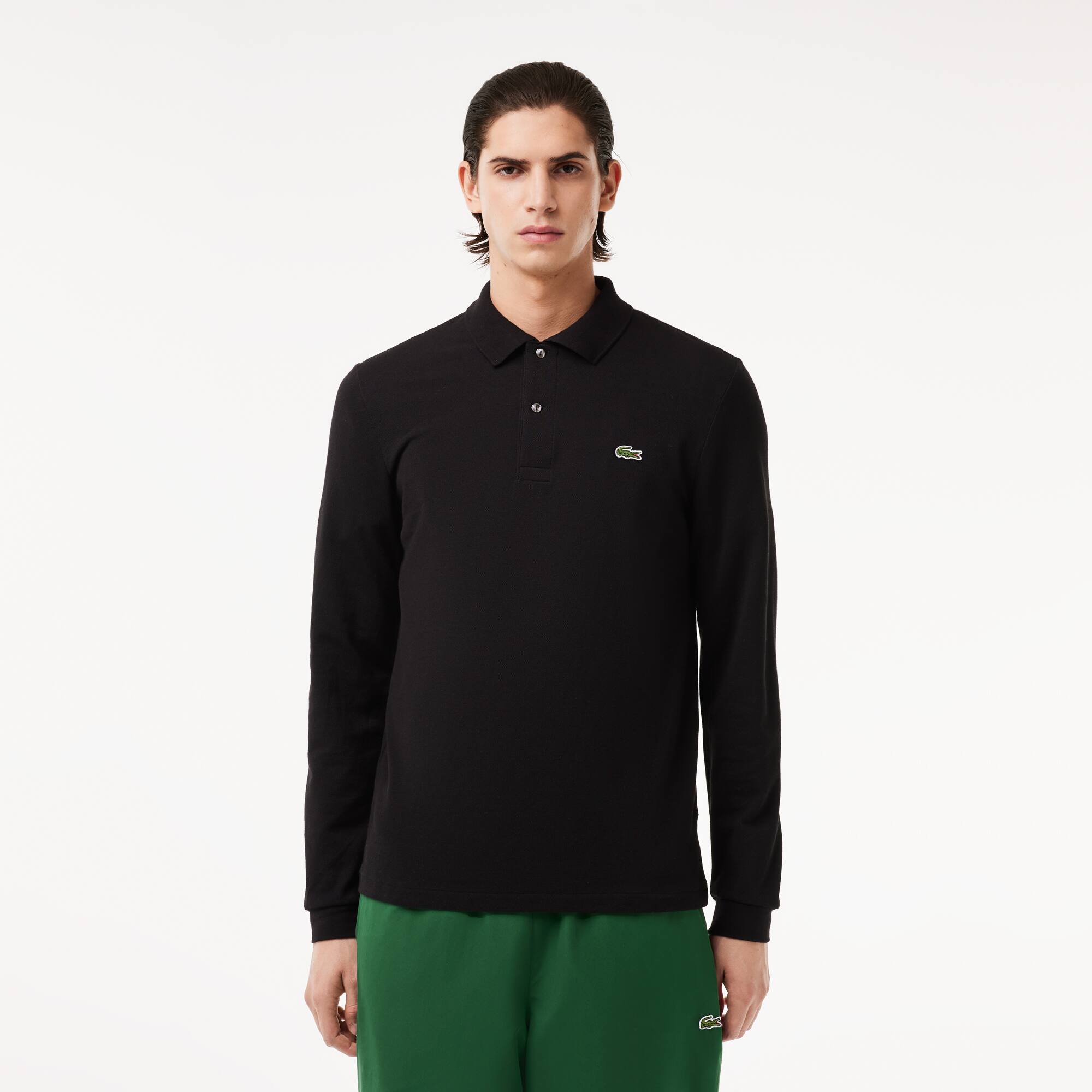 Original L.12.12 langärmeliges Poloshirt Lange Ärmel - Schwarz - Lacoste - Herren