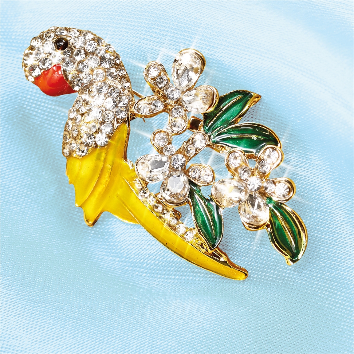 Broche perroquet