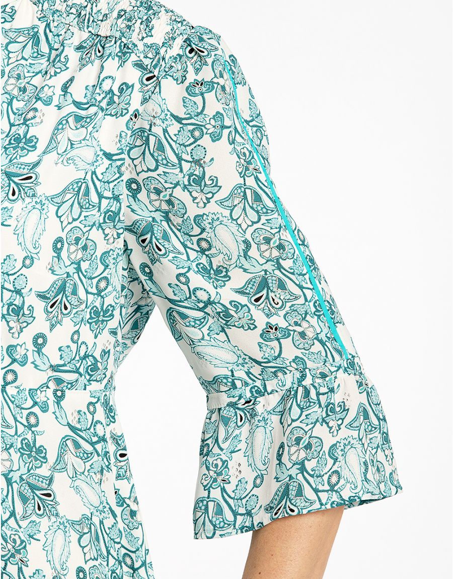 Robe habillée turquoise
