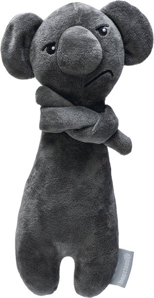 Beeztees hondenspeelgoed Grumpy pluche koala grijs 11,5 x 8,5 x 31 cm