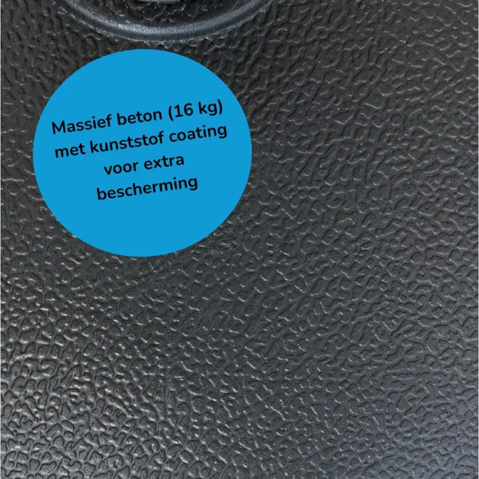 PimXL Parasolvoet vierkant - 43x43 cm - 16kg