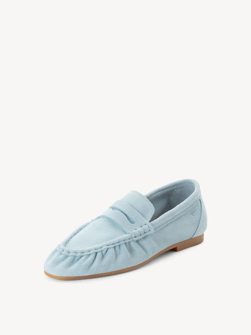 Leren Mocassin - blauw