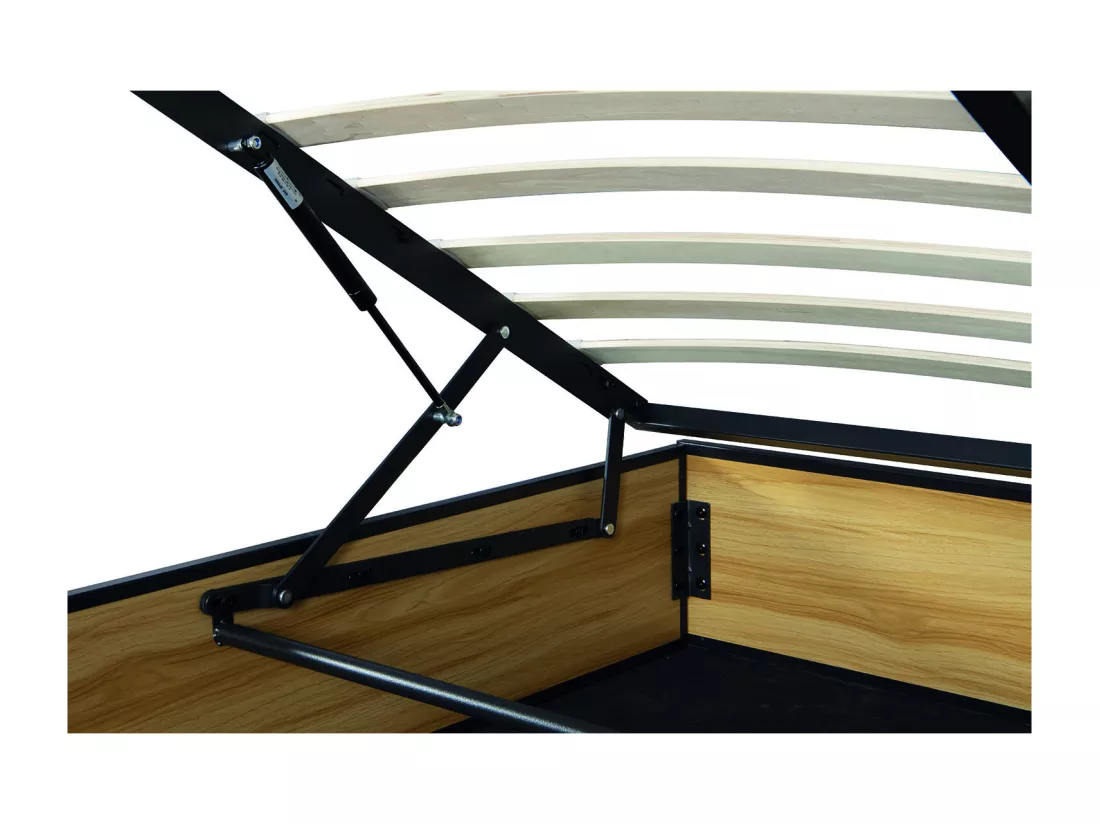 Lit coffre industriel 140 x 190 cm JERSEY
