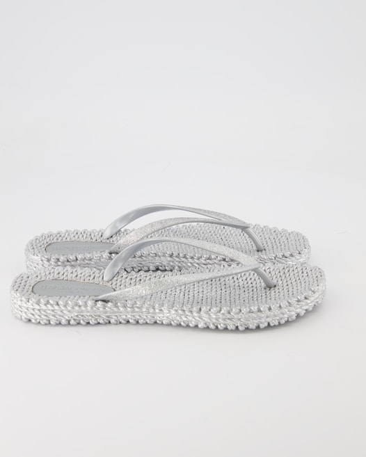 Ilse Jacobsen Cheerful 01 Zehentrenner in Silber