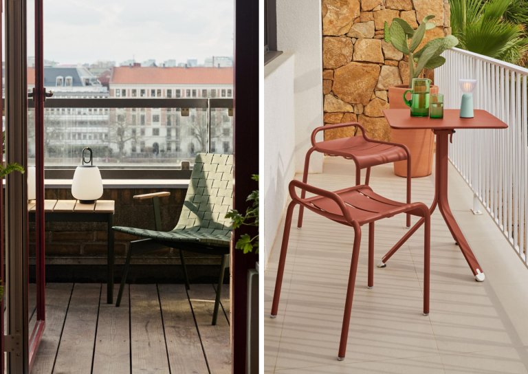 Fermob Rest'o tuintafel vierkant 57x57 Liquorice