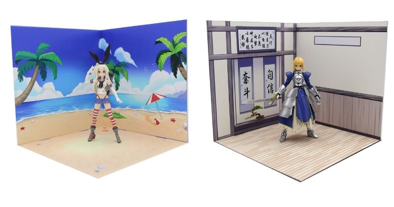 Ffeluro - Beach Action Figure Scene Display - Schaal 1/12