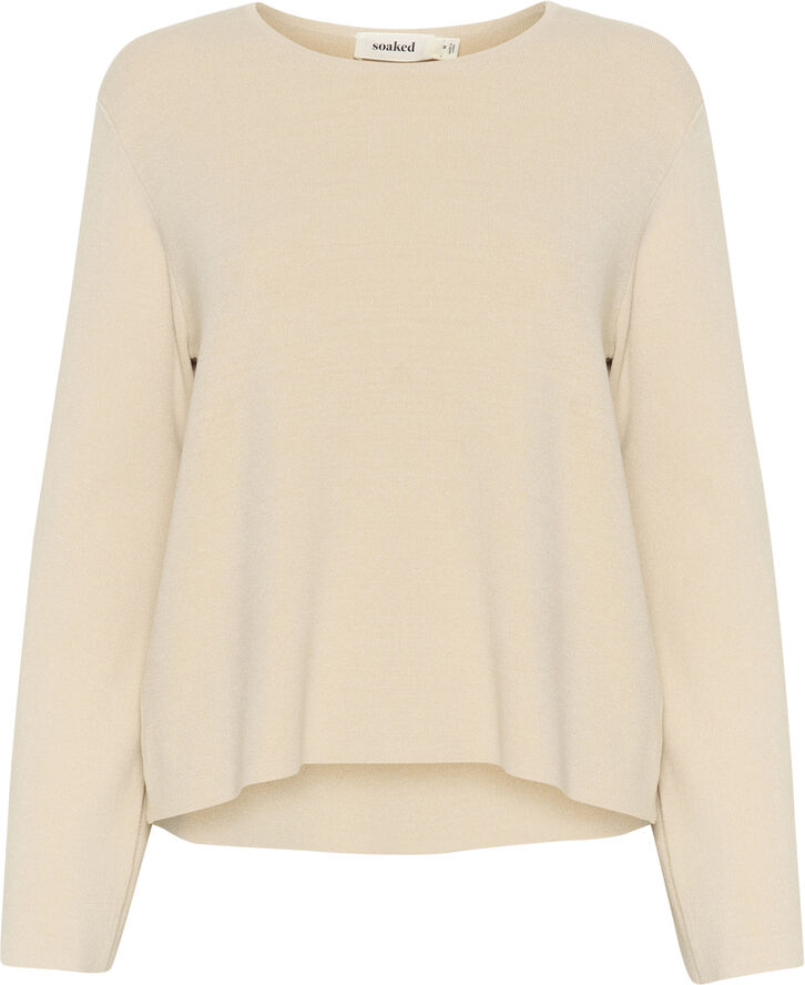 Soaked in Luxury SLIndianna Pullover LS Oatmeal