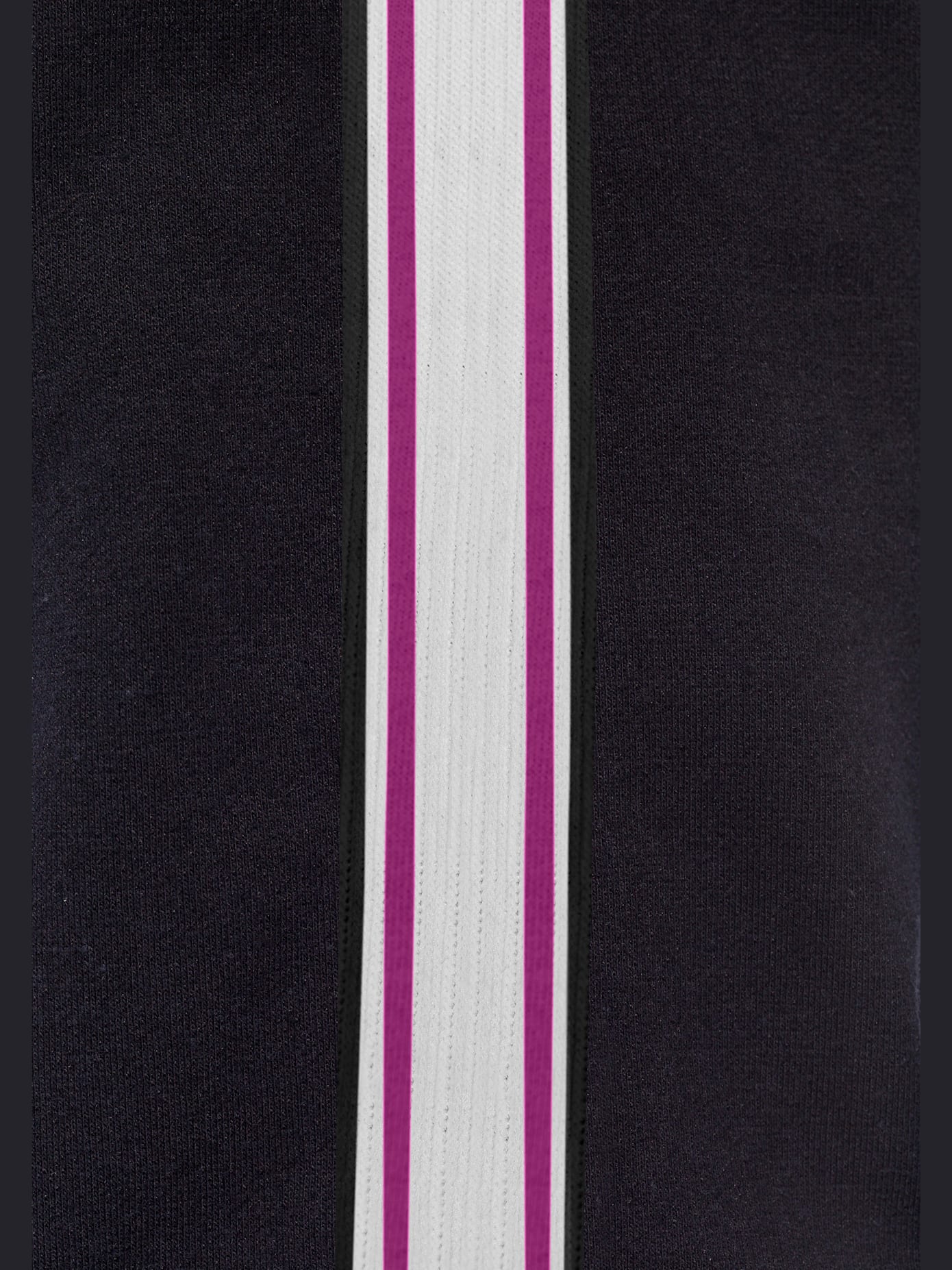 Veste sweat veste à col montant et rayures