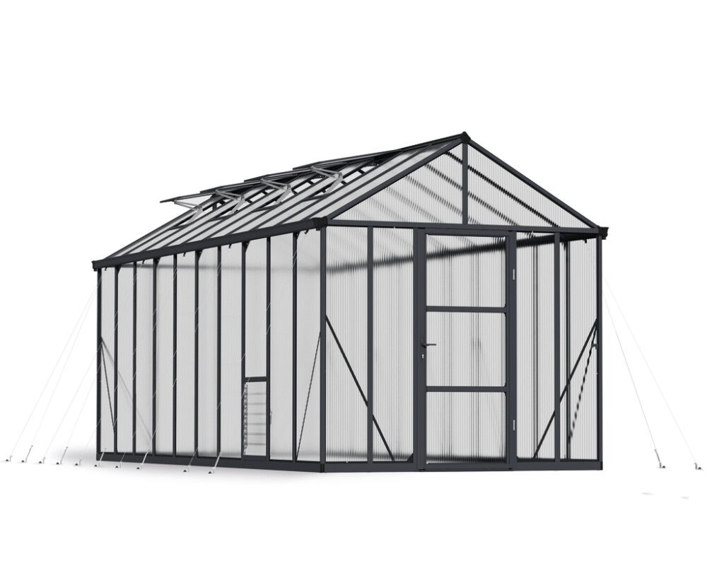 DRIVHUS CANOPIA GLORY PREMIUM POLYKARBONAT 14,7M²