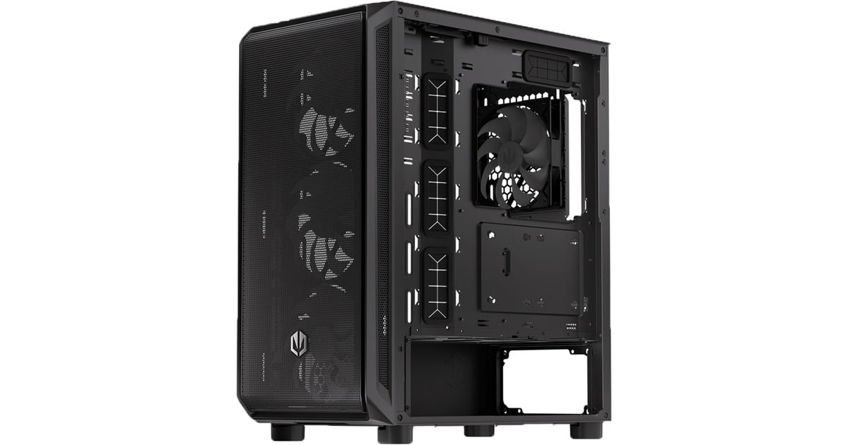 ENDORFYArx 500 ARGB big tower behuizing  (Zwart | 2x USB-A | 1x USB-C | RGB | Window)