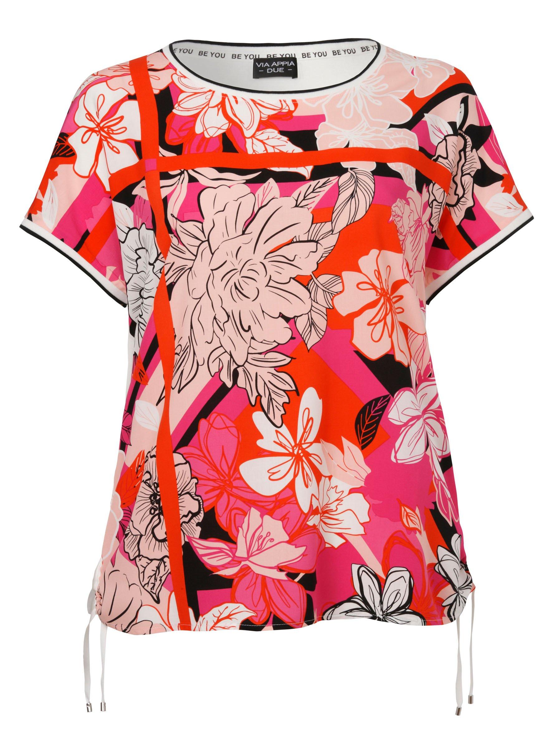 Blusenshirt mit bedruckter Vorderseite