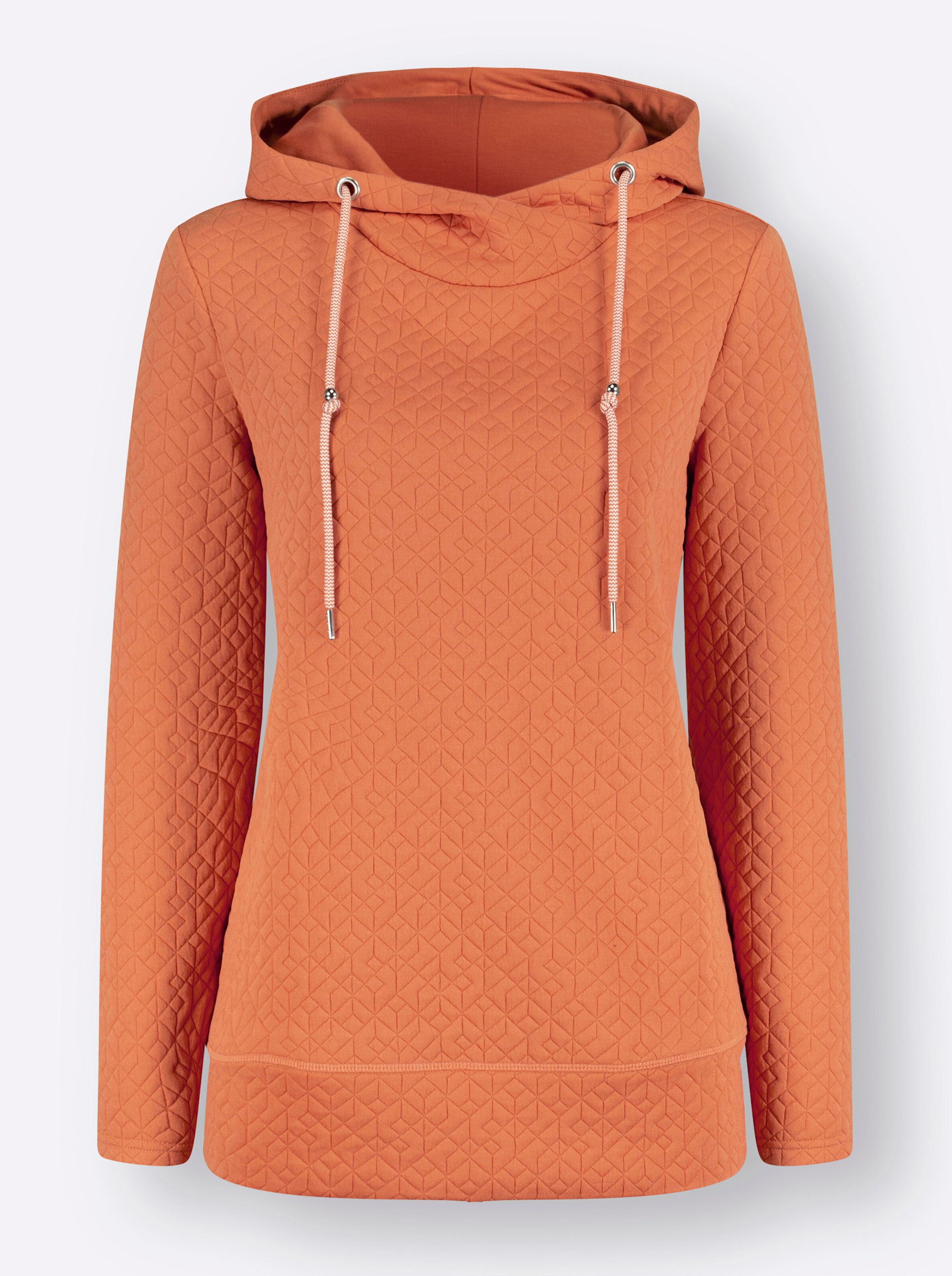 Sweatshirt in papaya