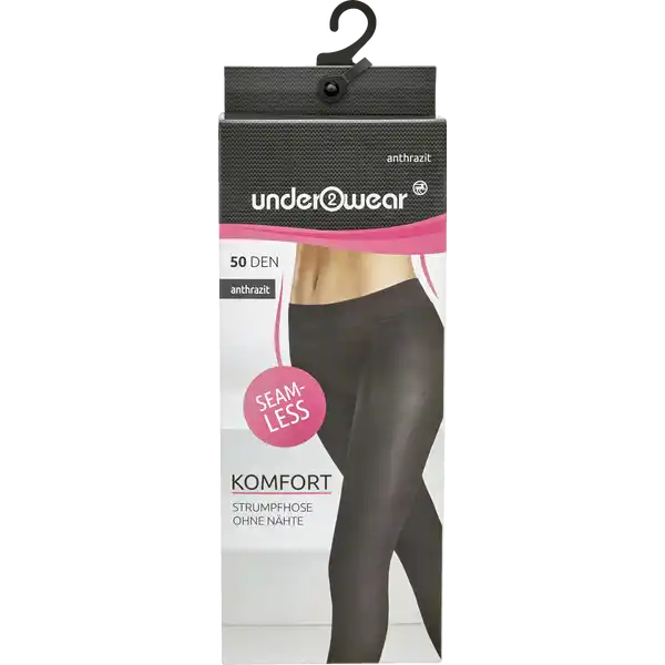KOMFORT STRUMPFHOSE 50DEN SCHWARZ M