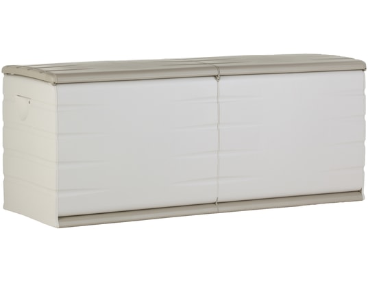 PLASTIKEN - Coffre de rangement 97153 Beige et blanc 500 Litres