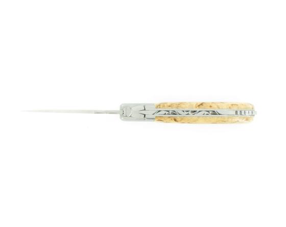 Laguiole Gentleman Bouleau de Finlande Couteau de Poche - Laguiole par Fontenille Pataud