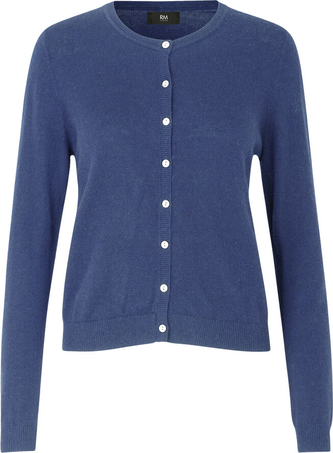 RM by Rosemunde RMWSofia wool LS cardigan Blå