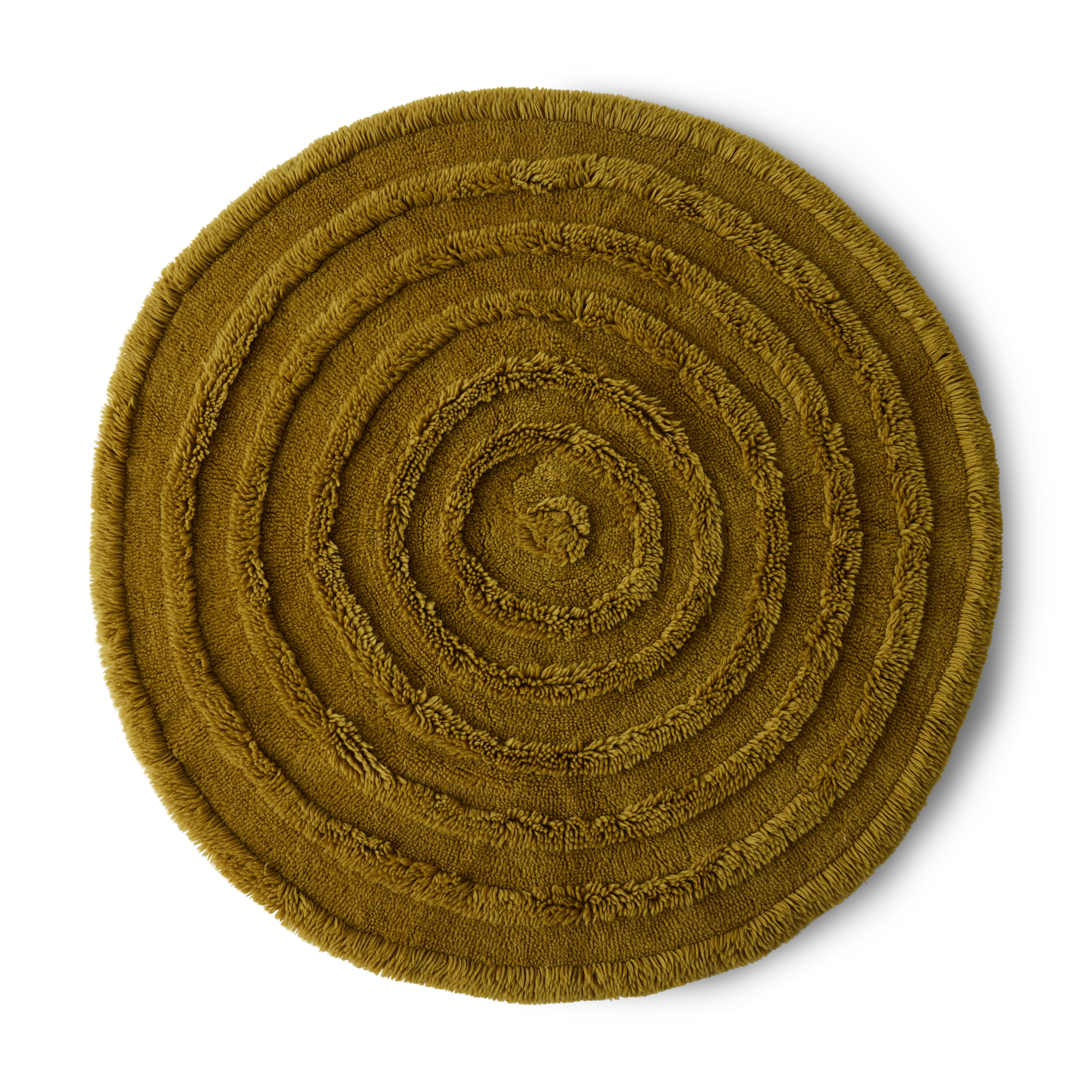 Vloerkleed Roud Woolen Ø150 cm seaweed