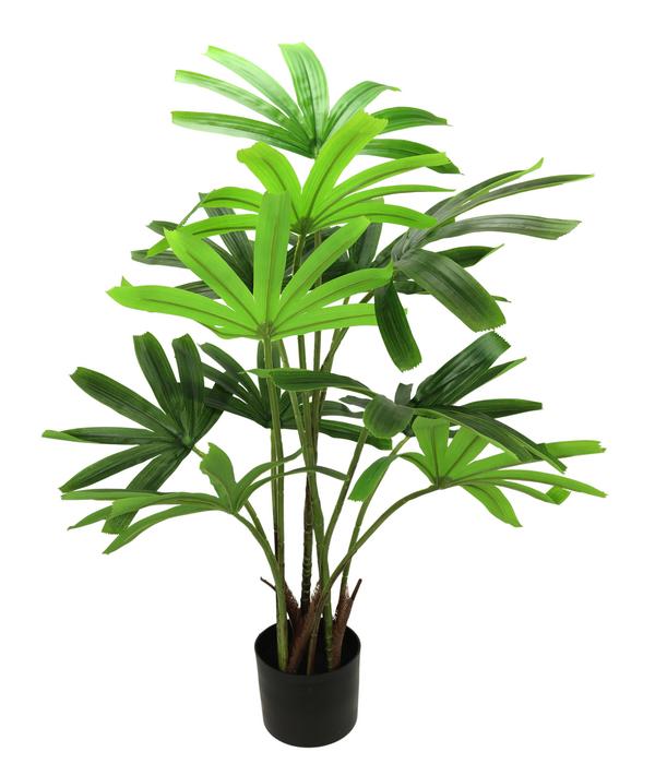 I.GE.A. Kunstpflanze Palme Rhapis im Topf, ca.