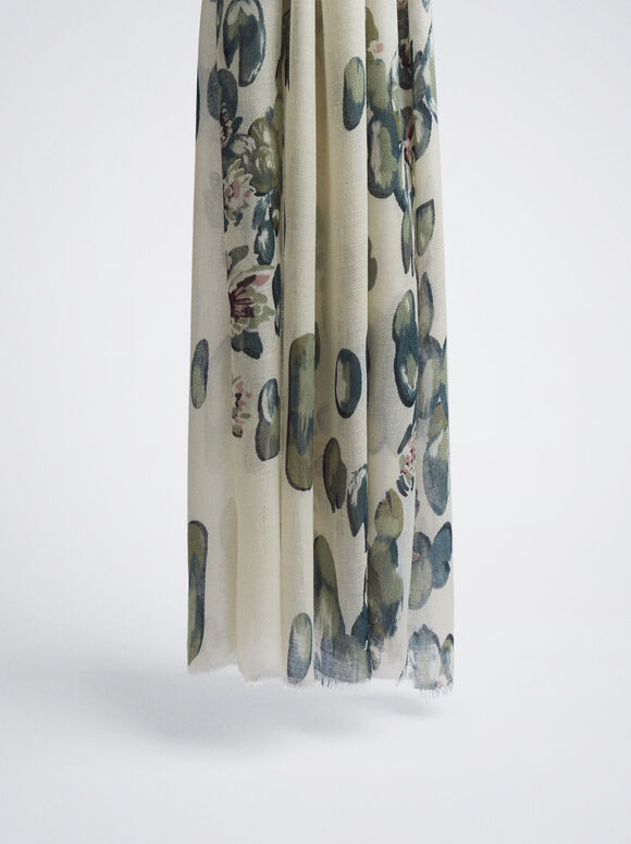 Lenço estampado - Verde