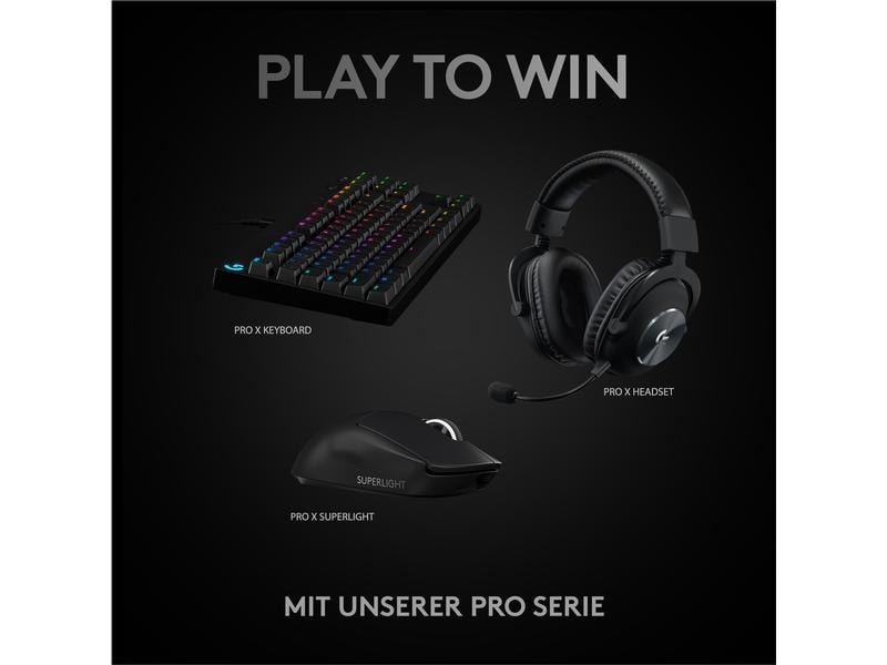 Logitech Gaming-Maus Pro X Superlight Schwarz Extrem leichte Gaming-Maus mit leistungsvoller Performance