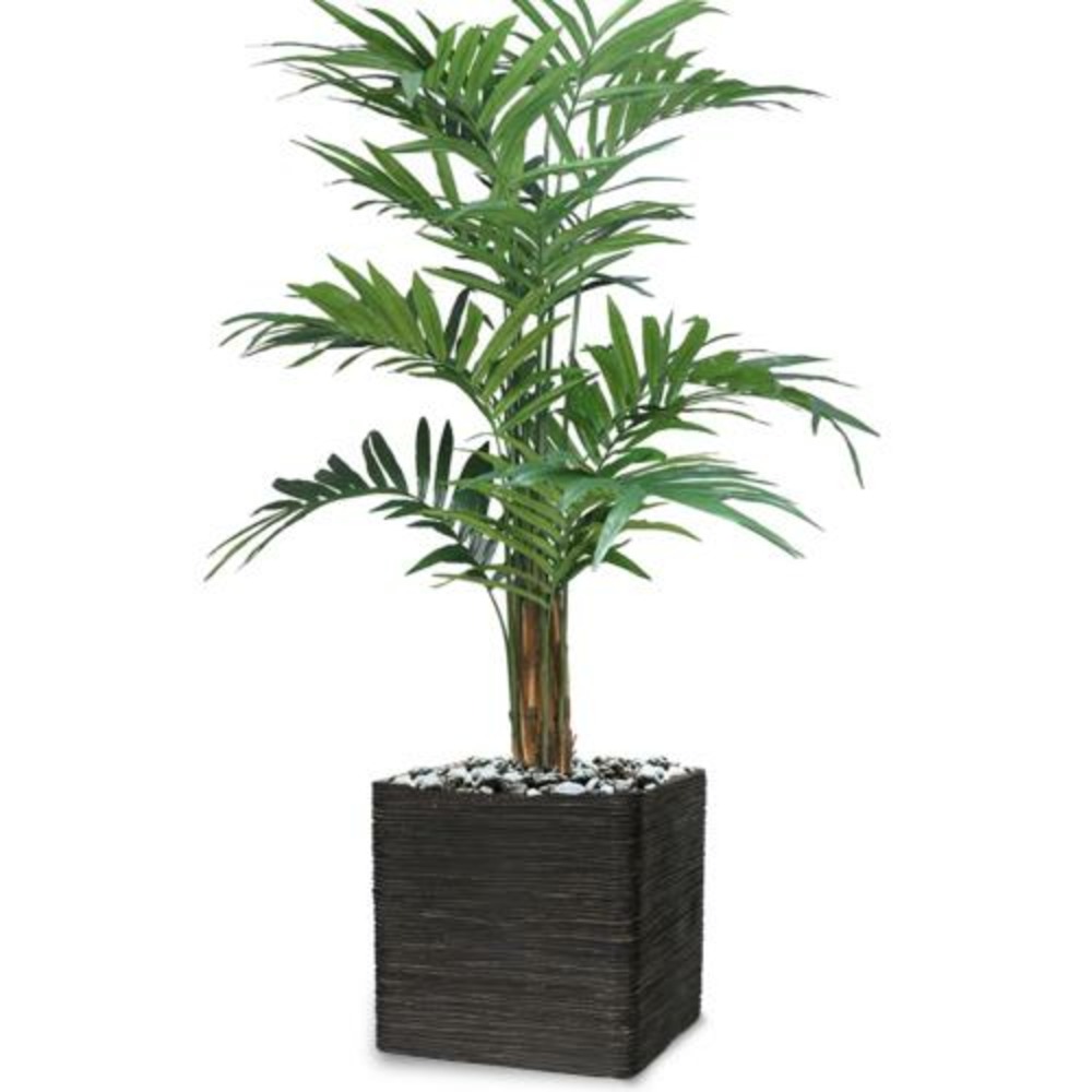 Palmier kentia artificiel h 210 cm en pot - choisissez votre hauteur: h 210 cm -