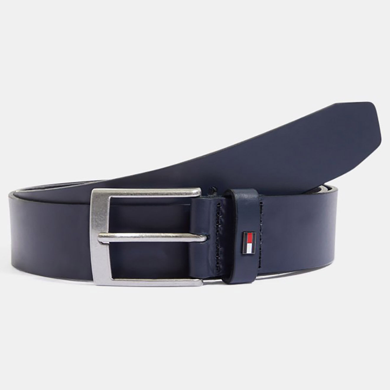 Tommy Hilfiger Ceinture en Cuir Adan bleu marine