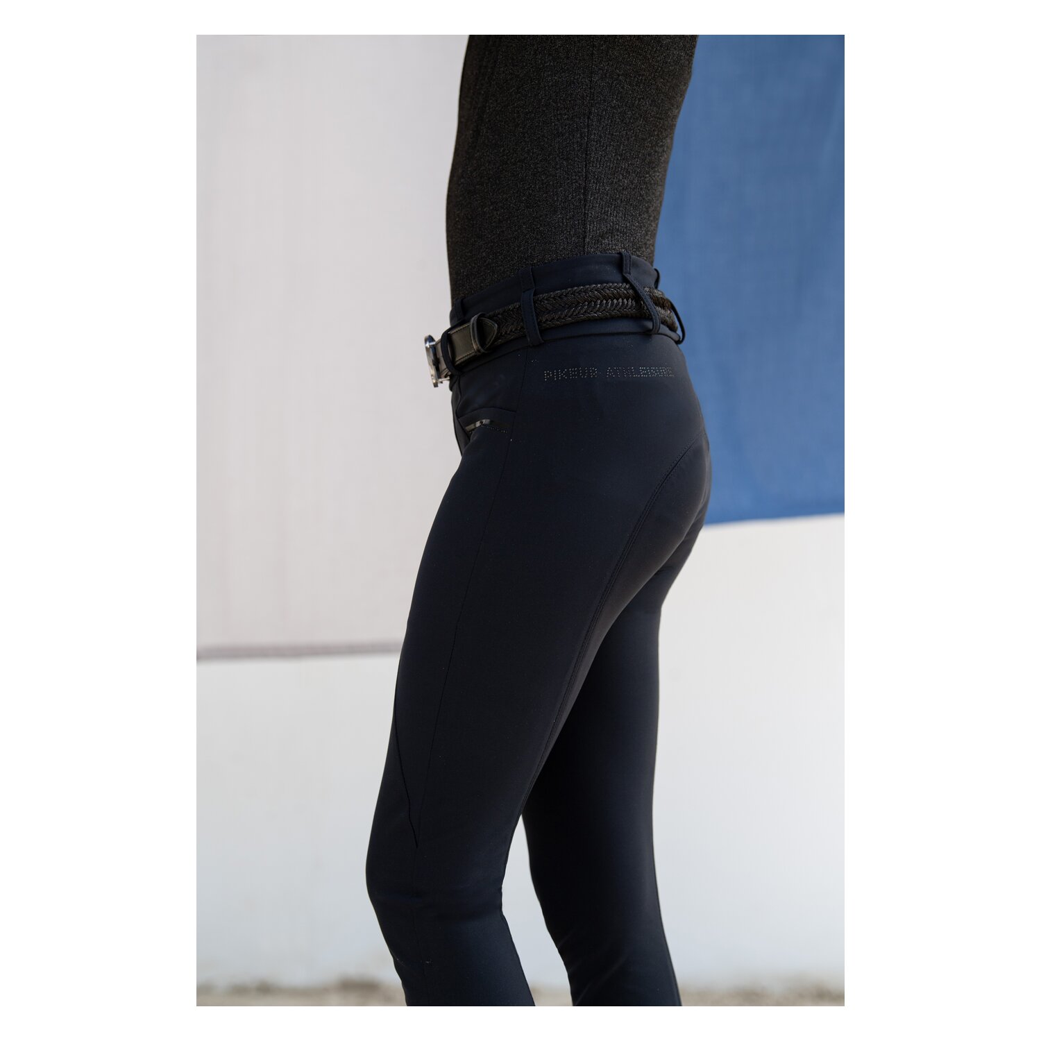 PIKEUR Athleisure Gesäßeinsatz-Reithose Grip - nightblue