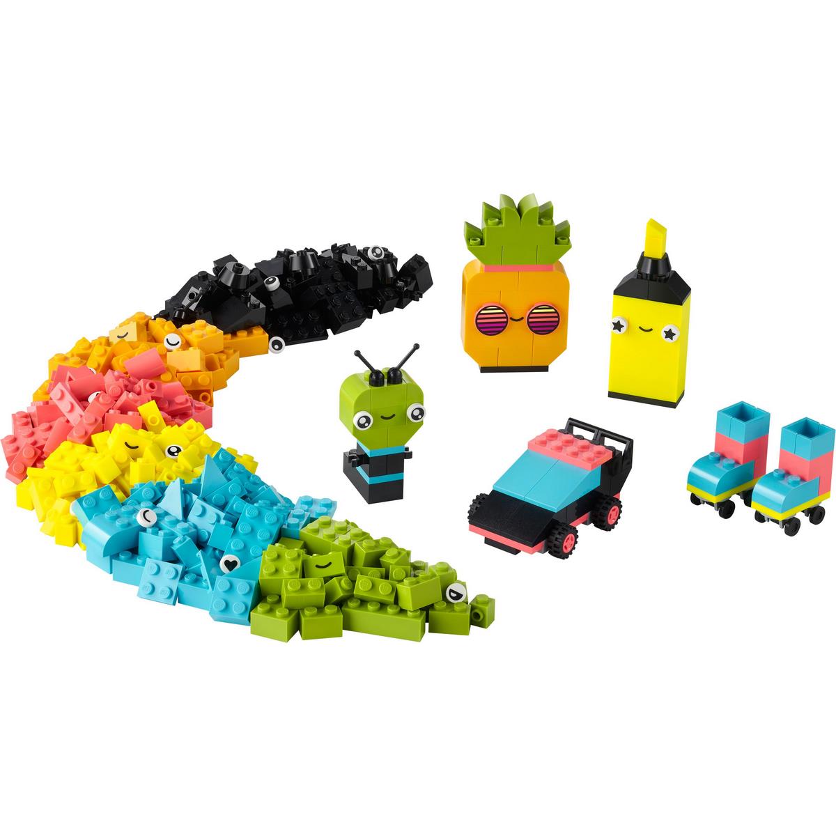 Amusement créatif fluo Lego Classic 11027