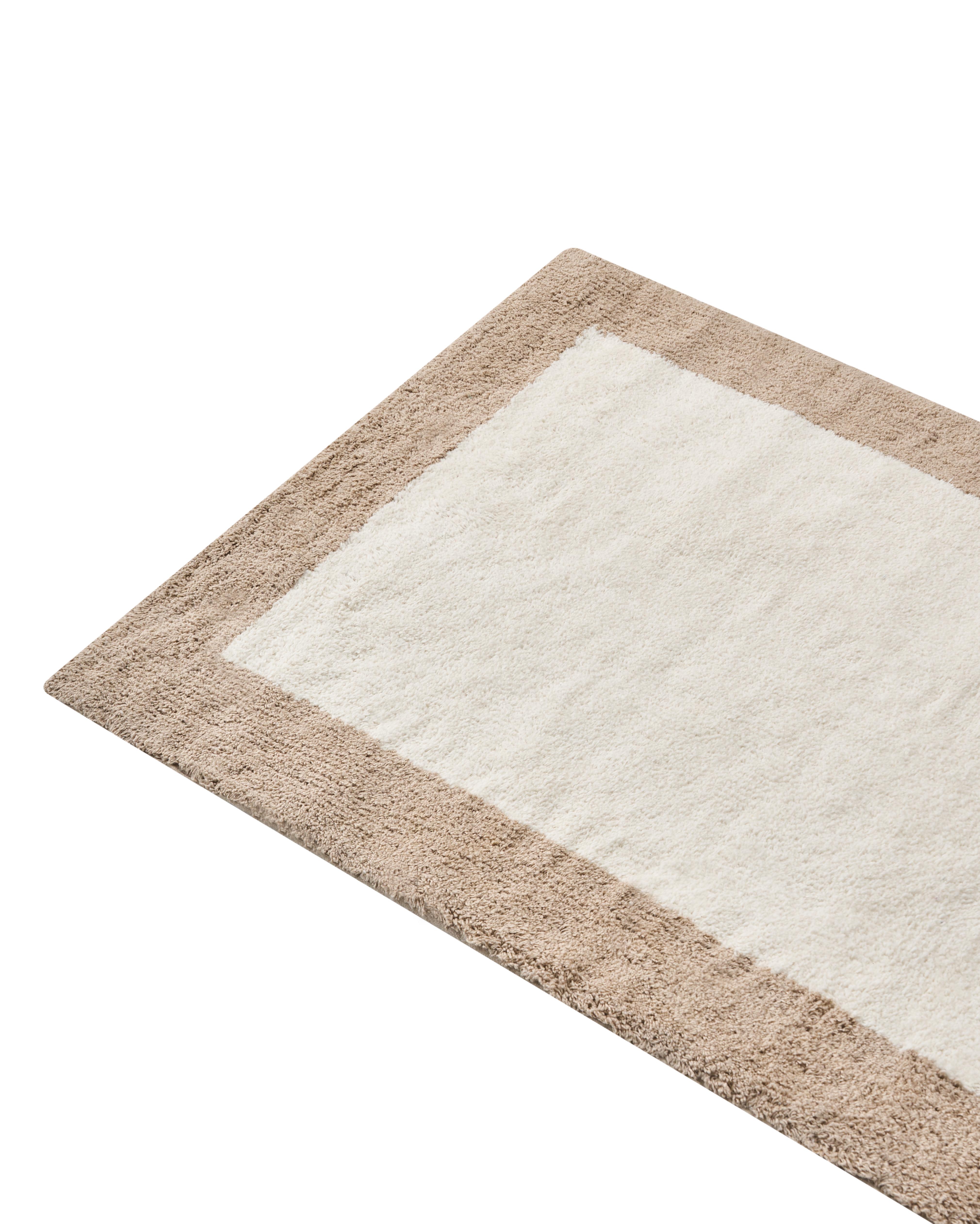 Badmat KABRI Bruin/beige 60 x 90 cm Katoen