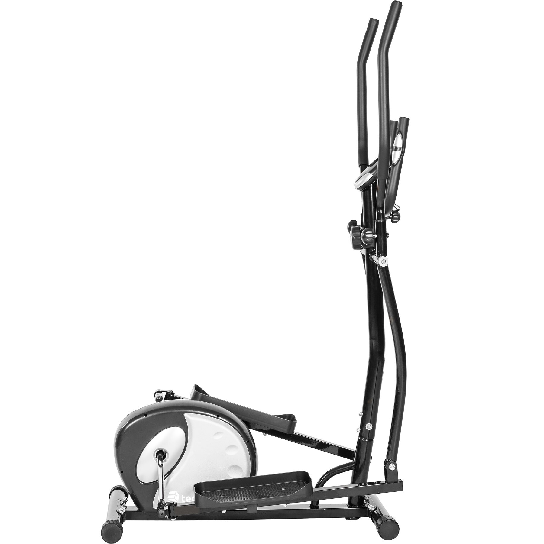 tectake® Crosstrainer, 8 Schwierigkeitsstufen, gepolsterte Griffe, inklusive Trainingscomputer