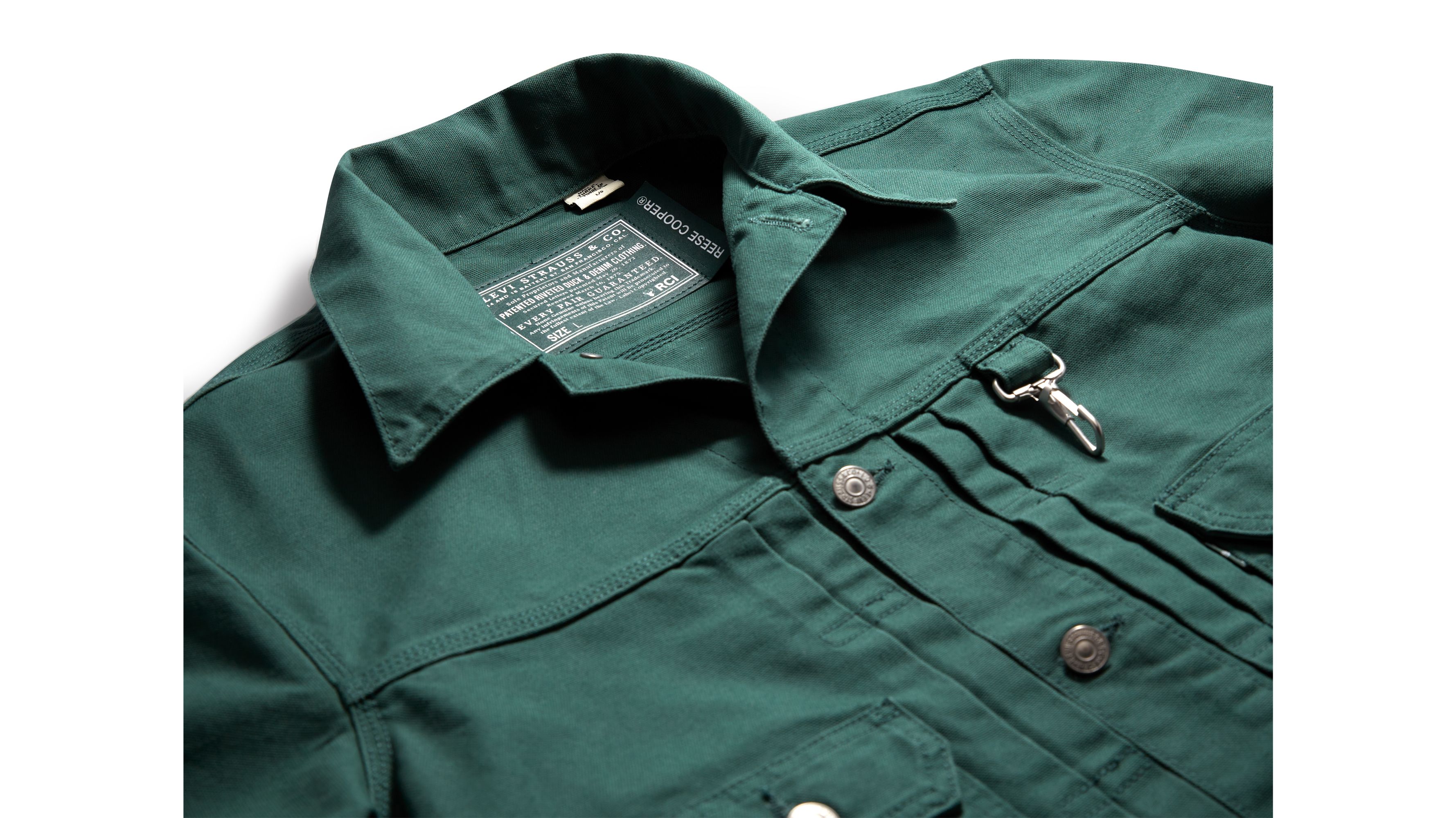 Veste Trucker Type II Homme Levi's® x Reese Cooper® - Green - Vert