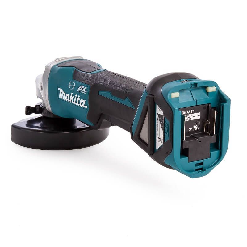 Makita DGA517Z 18V Li-ion accu haakse slijper body - 125mm - koolborstelloos