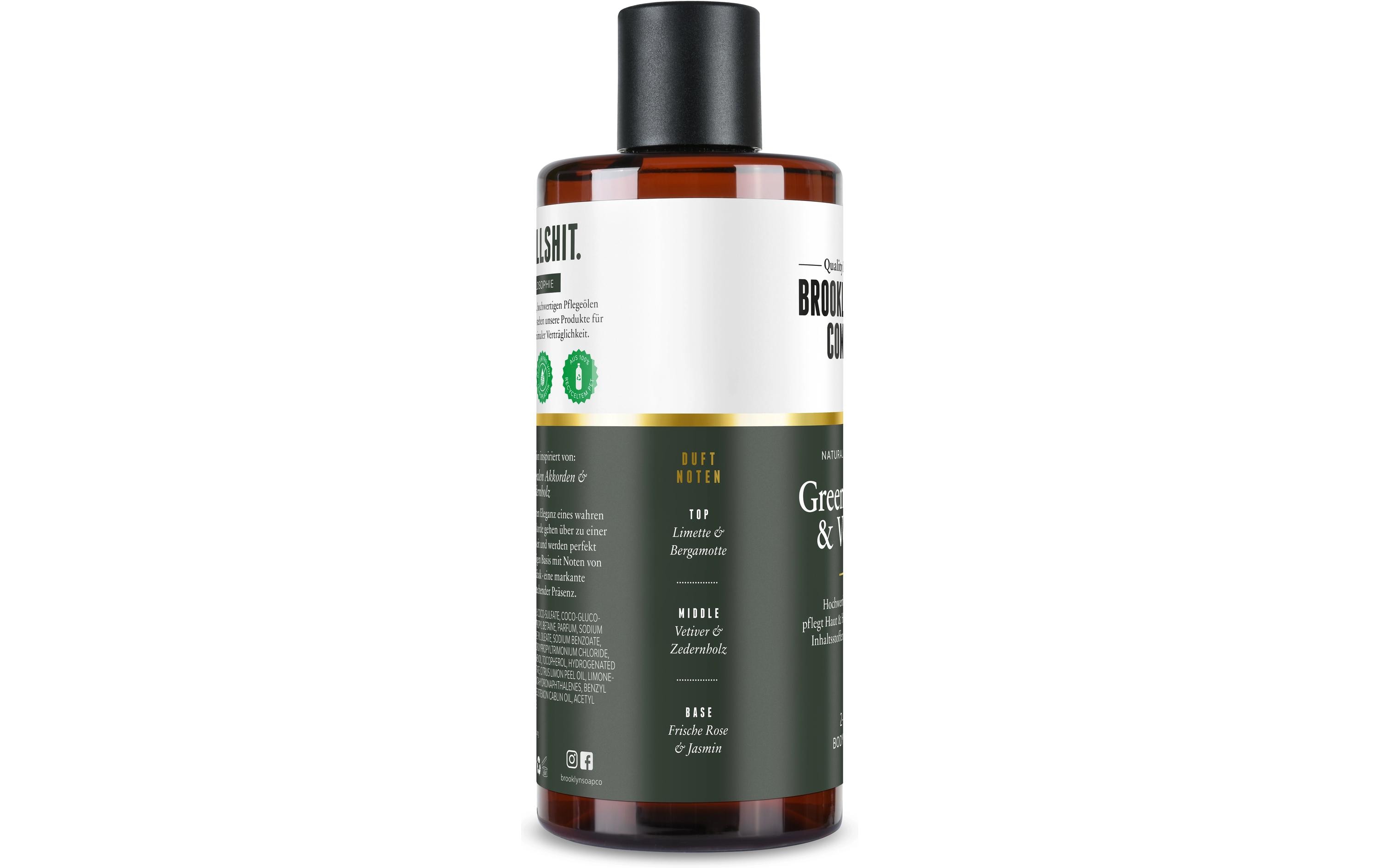 Duschgel Greenwood and Vetiver 300 mlNatürliche fruchtig-frische Pflegedusche mit intensivem Duft