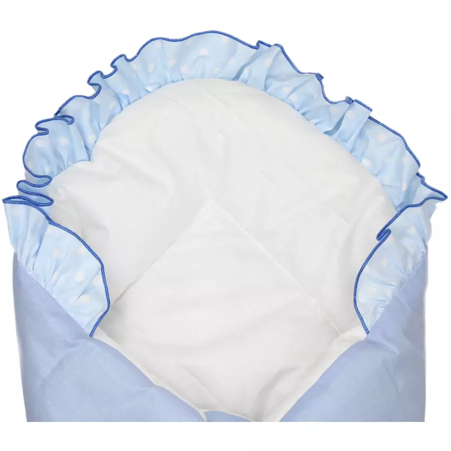 TupTam Unisex Baby Einschlagdecke mit Schleife blau